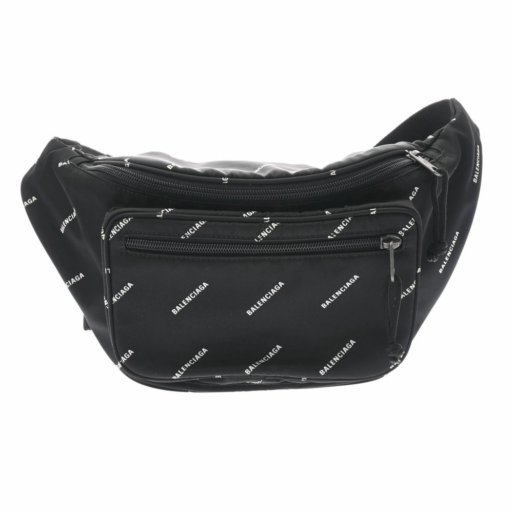 BALENCIAGA Explorer Belt Bag Black Body Belt Bum Crossbody - Picture 1 of 9